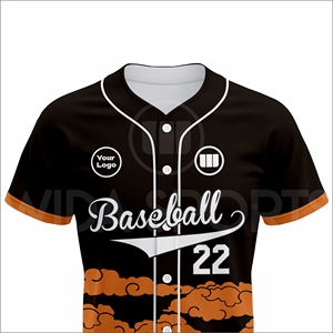 ชุดเสื้อเบสบอลแบบมืออาชีพสั่งทำพิเศษ น้ำหนักเบา แห้งเร็ว ระบายอากาศได้ดี ชุดยูนิฟอร์มทีมแบบซับลิเมชั่น ผู้จัดจำหน่ายขายส่ง - Product Image 4