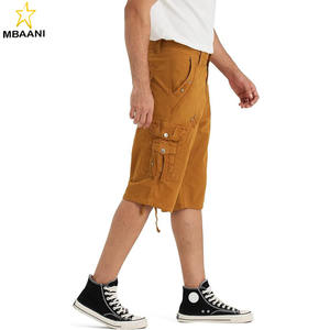 Shorts cargo pour homme avec 8 poches, décontractés, longueur au-dessus du genou, coupe ample, pour le travail, la pêche, la randonnée - Product Image 2