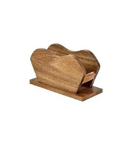 Napkin Holder <b>Walnut</b> Wood with Natural Finished Stylish Tableware Wooden Tissue Storage Usage <b>Table</b> Decoration Napkin Holder - Product Image 6