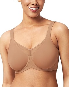 Sujetador sin costuras con copa completa para mujer, soporte diario, color nude, diseño sin espalda de nailon y spandex, sexy, para todas las estaciones - Product Image 1