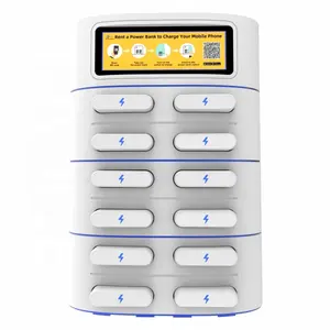 4 / 8 / 12 Slots Power Bank Tower Rental Machine Shared Phone Mobile Charger Station