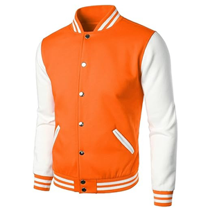 เสื้อแจ็คเก็ตเบสบอลแบบสั่งทำพิเศษสำหรับผู้ชาย รุ่น Voristy - Product Image 3