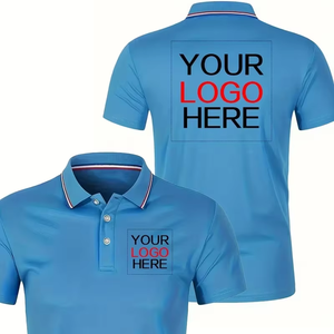 เสื้อเชิ้ตผู้ชายสีพื้นคลาสสิก ผ้าถักระบายอากาศได้ดี เป็นมิตรกับสิ่งแวดล้อม คอปก คุณภาพสูง สไตล์ลำลอง แฟชั่นกีฬา แขนสั้น - Product Image 1