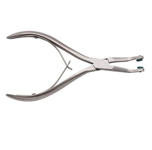 Pince à couronne dentaire manuelle en acier, outil ergonomique pour dentiste, pour l'extraction de dents temporaires - Product Image 2
