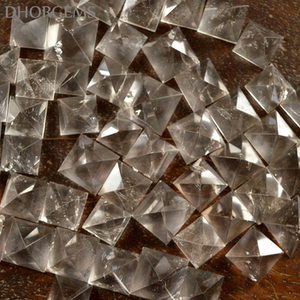 Pirámide de Cristal Natural Tallada a Mano, Bolas de Cuarzo para Decoración del Hogar, Piedra Preciosa con Patrón de Bola de Chakra - Product Image 6