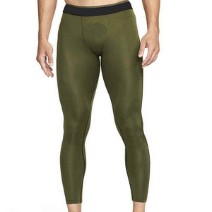 Leggings de compression pour hommes à marque privée, légers et respirants, pour l'entraînement physique, vente en gros OEM - Product Image 3