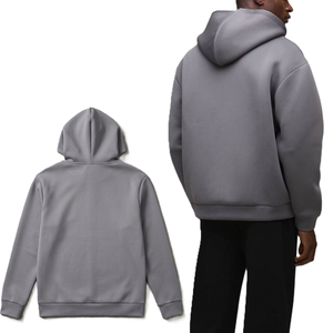 เสื้อฮู้ดผู้ชายผ้าฝ้ายฟลีซแบบซิปเต็มตัว ดีไซน์มินิมอล สตรีทแวร์ รับผลิตโลโก้ตามสั่ง ผลิตเสื้อผ้าโดยตรงจากโรงงาน - Product Image 6