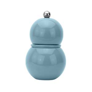 Moulin à sel et à poivre rond en laque, forme bulle, fabriqué au Vietnam, parfait pour la décoration de table. - Product Image 2