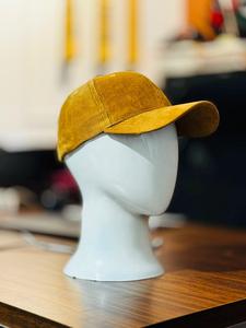 Gorra de béisbol unisex de pana, color sólido, 6 paneles, ajustada, para uso casual en primavera y otoño, para adultos, 56-58 cm - Product Image 1