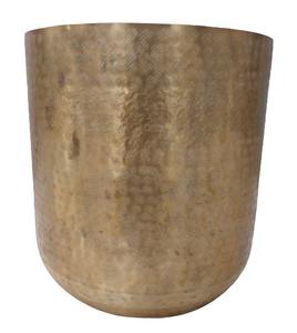 Pot de fleurs en métal finition antique rustique, cylindre haut décoratif, pour plantes d'intérieur et d'extérieur, décoration de la maison et du jardin - Product Image 4