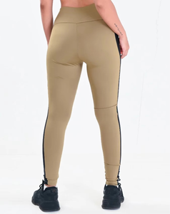 Premium Women Fitness <b>Leggings</b> High Rise Stretch Nylon and mesh Faric Yoga Pants Gym Training Activewear For Ladies - Product Image 4