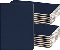 ZCZN 24er-Pack A5 Kraftpapier Notizbücher 20,7x14 cm Fadenheftung Blanko-Seiten 60 Blatt Geschenk Großpackung Schulhefte für Kinder