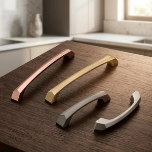 Tiradores de Gabinete de Latón Macizo de Primera Calidad, Diseño Moderno en Negro Grafito, Herrajes para Muebles de Cocina y Armarios de Alta Calidad, Venta al Por Mayor - Product Image 3