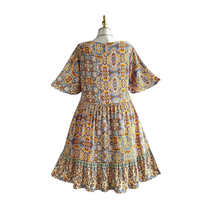 Vestido Midi Estampado de Moda para Mujer, Vestido Casual de Longitud Midi - Product Image 2
