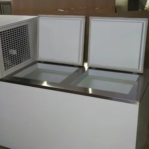 Dispensador de helado comercial de doble sabor para conos y vasos, máquina industrial de postres congelados de alta resistencia para tiendas de snacks - Product Image 1