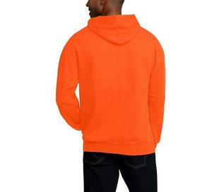 Sudadera con Capucha para Hombre Starman, Forro Polar Naranja, Corte Regular, 100% Algodón Ecológico, Transpirable, Ropa de Calle Larga para Invierno - Product Image 1