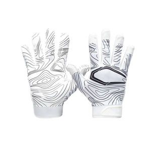 Gants de sport personnalisés, paume hautement adhérente, gants de football américain, respirants, coupe-vent, imperméables, antidérapants, unisexes, doigts entiers - Product Image 4