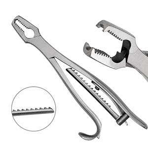 SUAVE SURGICAL INSTRUMENTS Pinzas de sujeción ósea Lane de 17 pulgadas con bloqueo de trinquete, Instrumentos ortopédicos, Herramientas quirúrgicas alemanas personalizadas - Product Image 6