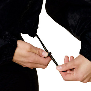 Custom Women Cropped Windbreaker <b>Jacket</b> <b>Packable</b> Option <b>Lightweight</b> Hooded Zip Up Fitness Outerwear OEM Activewear Bulk Supplier - Product Image 4