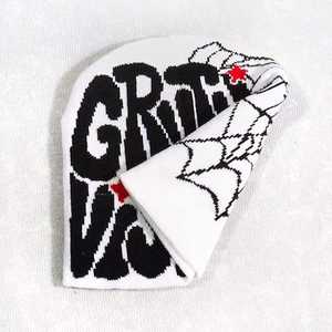 Wholesale Jacquard Knit Letter Print Beanie Hat with Star Design Streetwear Hip Hop Graphic <b>Cap</b> <b>Winter</b> Warm Fashion Unisex - Product Image 5