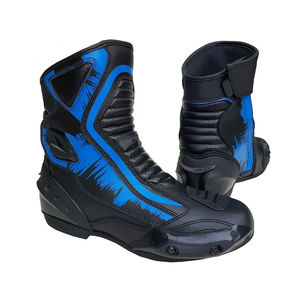 Botas de Motociclismo Deportivas de Cuero Transpirables e Impermeables a Precio Económico, Botas de Motocross para Carreras - Product Image 2