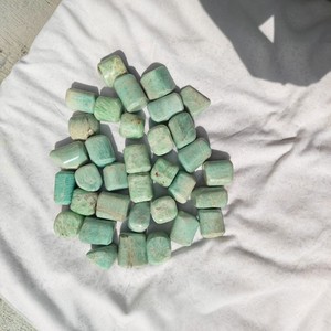 Piedra de Amazonita Pulida de Alta Calidad, Gema Natural, Proveedor Mayorista de Cristales - Product Image 1