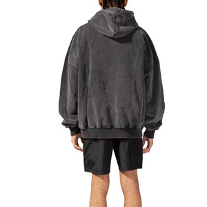Wholesale Winter Vintage Acid <b>Wash</b> 100% Cotton Digital Anti-Shrink Hoodie Men Heavyweight Blank Oversized Sweatshirt Drop - Product Image 3