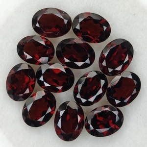 Pierre précieuse grenat naturel en vrac, taille facetée, grenat de haute qualité pour la fabrication de bijoux, vente en gros - Product Image 2