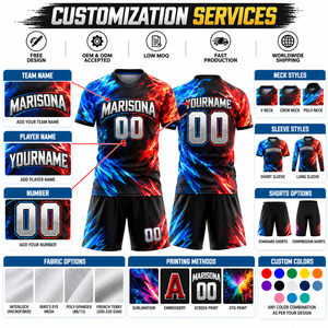 Uniforme de Fútbol Ligero Personalizado para Jóvenes, Conjunto de Camiseta y Pantalones Cortos de Fútbol Sublimados para Niños, Fabricante de Ropa Deportiva para Equipos OEM ODM - Product Image 4