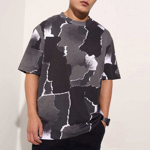 Camisetas de Algodón 100% Orgánico para Hombre, Personalizadas, Extra Grandes, Lisas, Estampadas, Estilo Vintage, Venta al Por Mayor - Product Image 1