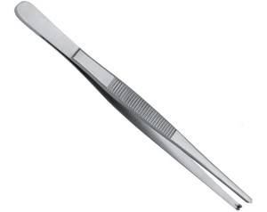 Pinzas Manuales Premium SHAHZIK INTERNATIONAL para Tejidos, Tamaño Personalizado, Patrón Estándar, Puntas Rectas, 1x2 Dientes, Acero Inoxidable Quirúrgico - Product Image 5
