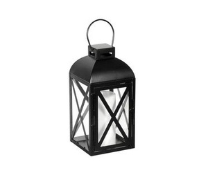 Gray Finished Galvanised Metal <b>Lantern</b> Rectangle Shape <b>Lantern</b> with Handle <b>Candle</b> <b>Lanterns</b> for Outdoor & Home Decoration - Product Image 5