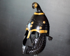 Casco Frigio Griego Clásico Hecho a Mano, Armadura para Reenactamiento, LARP, Artículo Coleccionable, Acero Suave de Calibre 18, Acabado Negro - Product Image 2