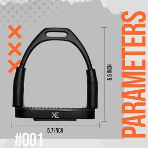 Estribos de Seguridad para Caballos, Antideslizantes, Cómodos, Ligeros, de Aleación de Aluminio Anodizado de Alta Calidad, Tamaños y Colores Personalizables, OEM - Product Image 2