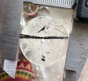 Esfera de Reloj de Rutilo Negro Natural, Esfera de Piedra de Lujo Personalizada, Esfera de Cristal de Alta Gama - Product Image 6