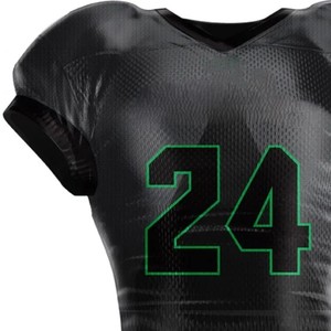 Wholesale American Football Jersey Custom <b>Heat</b>-Transfer Printed Team Shirt Adult Breathable Athletic Short Sleeve OEM Factory - Product Image 2