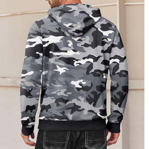 Sudadera con Capucha Personalizada con Logotipo Frontal, Estilo Vintage, Corte Holgado, Tejido Grueso, de Poliéster/Algodón 340g, para Hombre, Invierno - Product Image 5