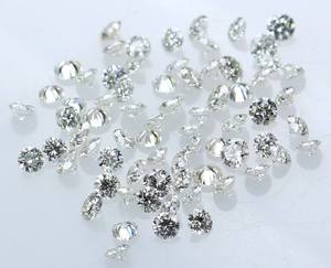 Diamantes sueltos redondos de corte brillante, color GH natural, 2.10-3.50mm, claridad SI1, para anillos y fabricación de joyería fina, venta al por mayor. - Product Image 3