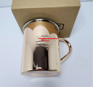 Taza de Cobre Hecha a Mano, Taza de Acero Inoxidable para Moscow Mule de 16 oz, Reutilizable, Portátil, Estilo Clásico para Fiestas - Product Image 2