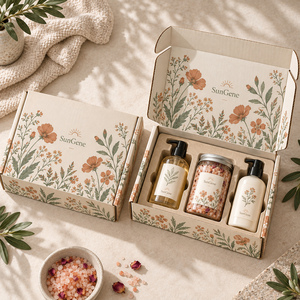 Coffret Cadeau de Soins Corporels et de Peau SunGene Illustrated Botanical Mailer - Product Image 5