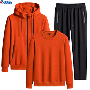 Conjunto Deportivo de Invierno Personalizado con Logotipo, 2 en 1, de Algodón Grueso y Felpa, Unisex, Transpirable, con Capucha Extra Grande y Cintura Elástica, para Hombre, 3 Piezas - Product Image 5