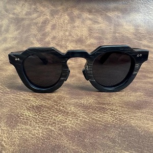 Nuevas Monturas de Gafas de Sol Ópticas de Cuerno de Búfalo Ecológicas y Naturales de ILAHI, Hechas a Mano, Modernas, Rústicas, de Forma Cuadrada, con Diseños Love Angel - Product Image 3