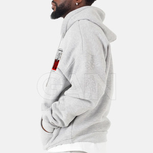 Sweat-shirts en molleton personnalisés pour hommes, hiver, mélange polyester/coton, coupe classique, respirant, séchage rapide, pour adultes - Product Image 2