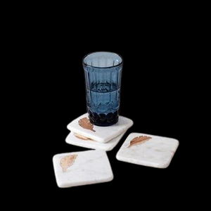 Premium <b>White</b> Marble Round Handcrafted 10mm Thick <b>Coaster</b> Plate Natural Stone Serving Tray Luxury Home Decor Gift - Product Image 1