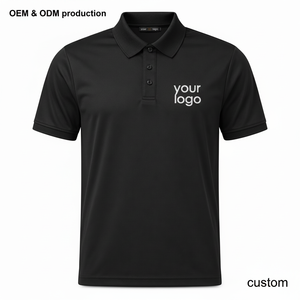 Camiseta de Polo de Pickleball de Manga Corta, Estampada, Ajustada, de Tela Elástica, Ropa Deportiva Competitiva, Totalmente Personalizable OEM ODM - Product Image 2
