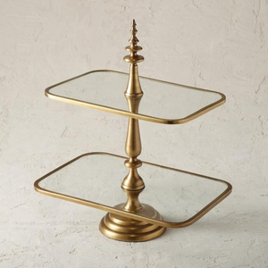 Support à gâteau en bambou à trois niveaux en rotin naturel fait main, présentoir à gâteau multi-étages pour mariages et fêtes d'anniversaire - Product Image 4