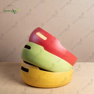 Tazón Curvo Más Vendido, Tazón de Bambú 100% Natural para Uso Doméstico y en Restaurantes de Thanh Nam Arts - Product Image 5