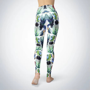 Leggings de Cintura Alta con Estampado de Camuflaje, Leggings Deportivos para Mujer, Tejido Elástico de Spandex y Poliéster, para Todas las Temporadas - Product Image 5