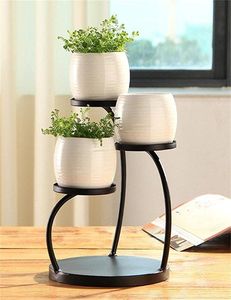 Wall Planters Round Metal Powder Coated Hanging <b>Bracket</b> for Garden Outdoor Use - Product Image 1