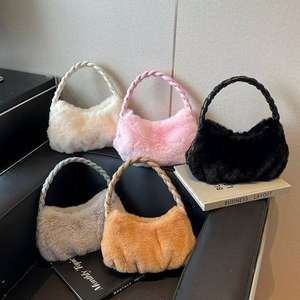 Bolsa de Compras de Mujer, Nueva, Moderna, Estilo Vintage, de Piel Sintética, con una Sola Correa y Diseño Plegable Simple - Product Image 1